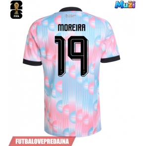 Lacne Muži Futbalové dres Belgicko Diego Moreira #19 MS 2026 Krátky Rukáv - Preč